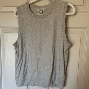 J. Crew Light Gray Sleeveless work Top for Women